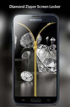 Diamond Zipper Screen Lock screenshot 3