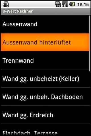 U-Wert Rechner Lite screenshot 2