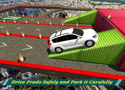 Impossible Sky Tracks Prado Car Parking Simulator screenshot 3