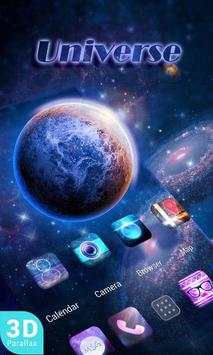 Universe 3D Go Launcher Theme screenshot 1