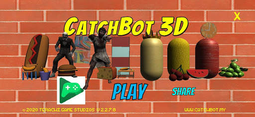 CatchBot 3D - Escape From Zombie & Robot screenshot 1