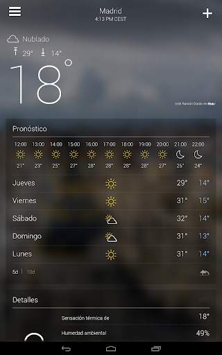 Yahoo Tiempo screenshot 18