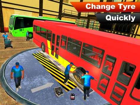 Workshop Mekanik 3D: Garasi Mekanik Bus Sim screenshot 6
