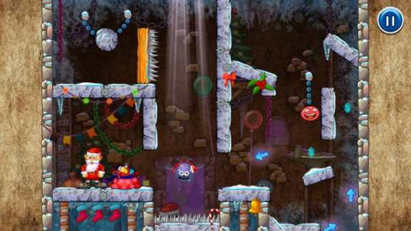 Red Candy Ball : Santa Reward Cut The Rope screenshot 4
