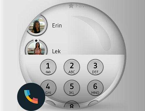 Shade Gray Phone Dialer Theme screenshot 6