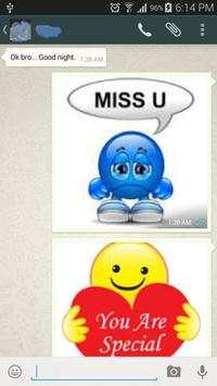Love Smileys for Social Apps screenshot 3