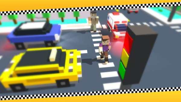 Blocky Traffic Racing screenshot 3