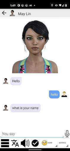 My Virtual Girlfriend May Lin screenshot 2