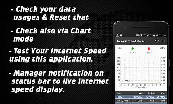Internet Speed Meter screenshot 3