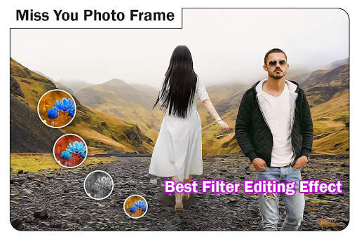 Miss You Photo Frame : Cut Paste Editor screenshot 5