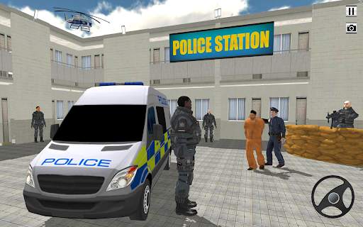Police Van Driving - Police Bus Simulator 2021 screenshot 2