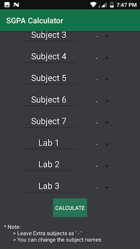 SGPA Calculator screenshot 4