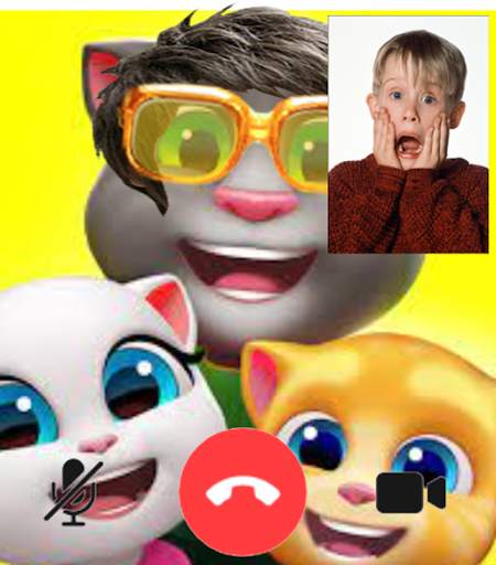 Tom's Cat call me: Fake Call Pro screenshot 1