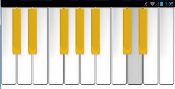 Gold Piano - Virtual Keyboard screenshot 3