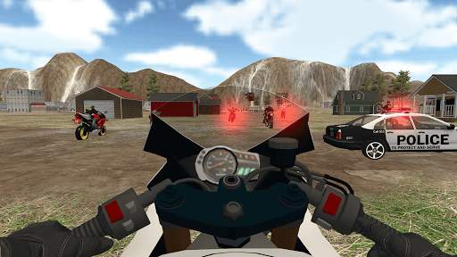 motorcycle racing star - ultimate police game screenshot 3