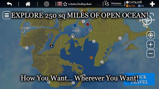 uCaptain: Boat Fishing Game 3D screenshot 7