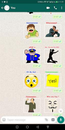 Daily Doings Stickers - Daily Use WAStickersApp screenshot 2