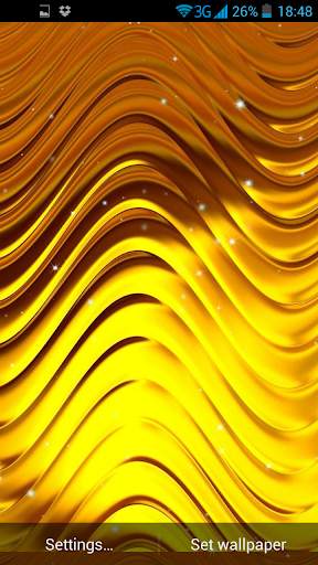Gold Live Wallpaper screenshot 3