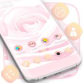 Pink Rose Launcher icon