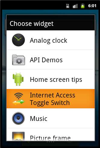 Internet Access Toggle Switch screenshot 2