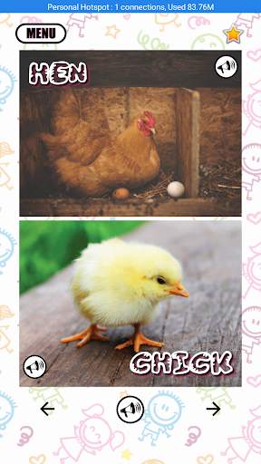 Learn Animal Young one Names скриншот 3