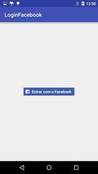 Teste Login Facebook MVP screenshot 1
