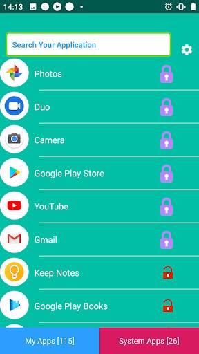 Lite App lock  - Free App 1 تصوير الشاشة