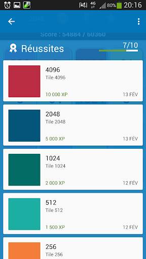 2048 Free Puzzle game screenshot 2