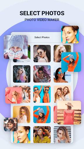 Photo video maker with music - Video editor screenshot 1