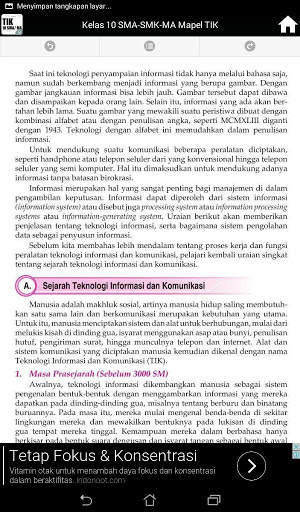 Kelas 10 SMA-SMK-MA Mapel TIK 12 تصوير الشاشة
