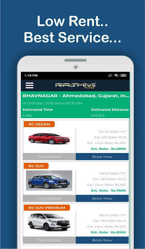 RASHMI CABS screenshot 2