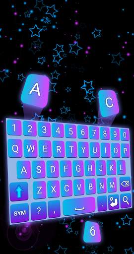 Blue-Purple Keyboard screenshot 1