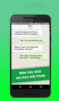 Fake chat for Whatsapp screenshot 2