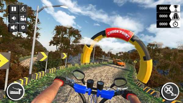 MTB Downhill BMX Bicycle Racing & Quad Stunts screenshot 7