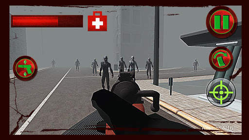 Zombie Defense: Dead Target 3D screenshot 1
