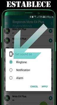 Moto E4 Plus Ringtone Set App screenshot 1
