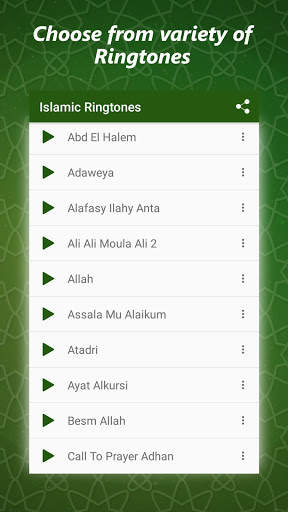 Islamic ringtones screenshot 1