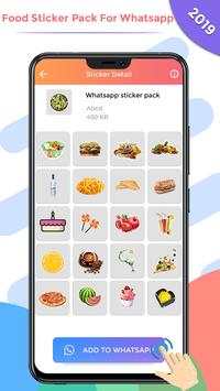 Food Sticker Pack For Whatsapp 2019 screenshot 3