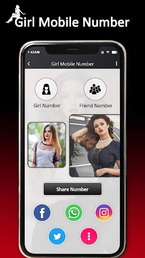 Girl Mobile Number Prank - Girl Chat for Whatsapp screenshot 3