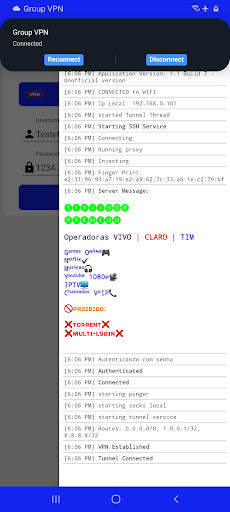 Group VPN screenshot 2