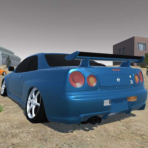 Driving Skyline R34 Drift Car 0.2