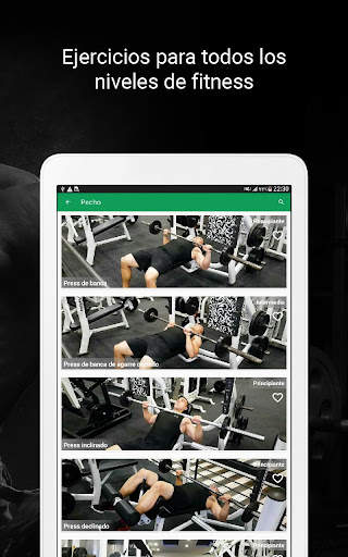 Fitvate - Entrenamiento en Gym screenshot 20
