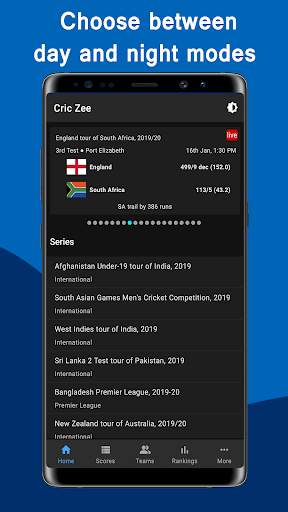 CricZee - T20 Live Cricket Scores 2020 screenshot 2