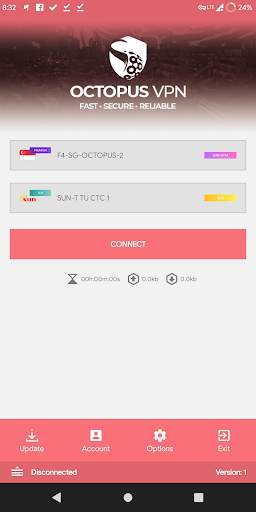 Octopus VPN screenshot 2