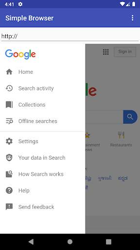Simple Browser screenshot 4