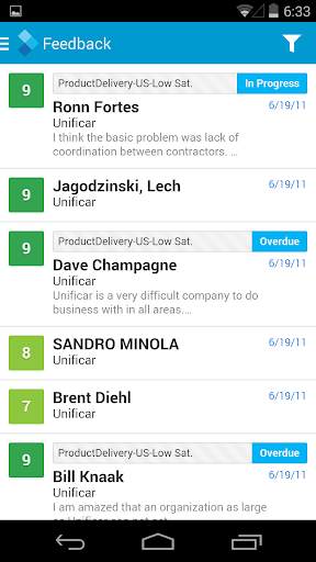 Medallia Mobile 2 screenshot 1