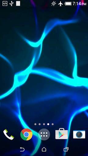 Blue Flames Live Wallpaper screenshot 2