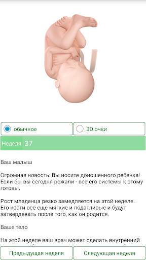 Калькулятор беременности скриншот 6