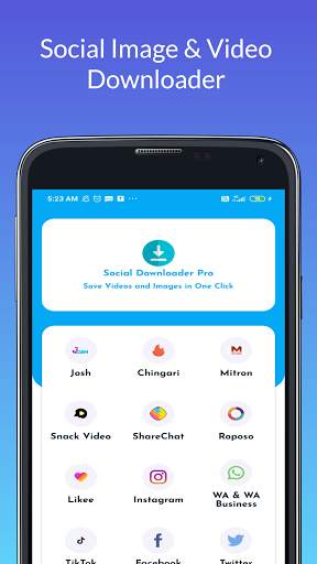 Social Downloader Pro (One Click Downloader) screenshot 1