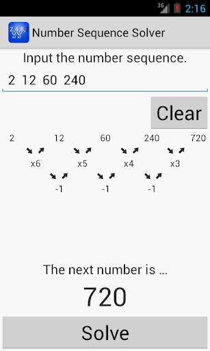 Number Sequence Solver скриншот 3